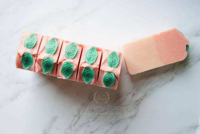georgia peach soap by avery grey soapery
